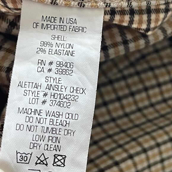 Theory Aletha Ansley Check Pants‎ - Picture 6 of 8